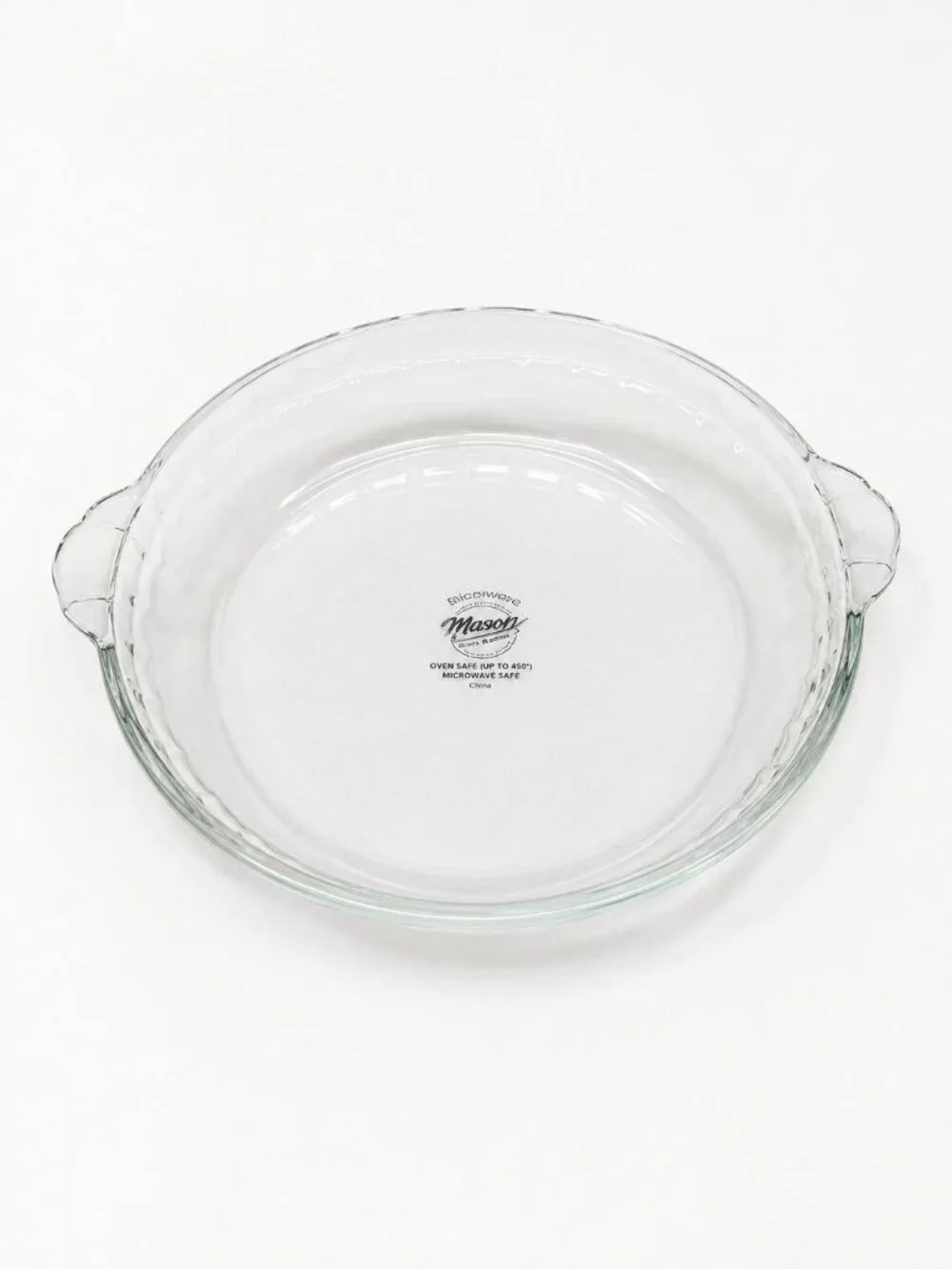 Mason Craft & More Clear Glass Pie Dish 9